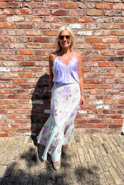 Shiny Ease Lilac Camisole