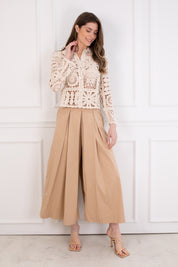 Black Fleur Culottes