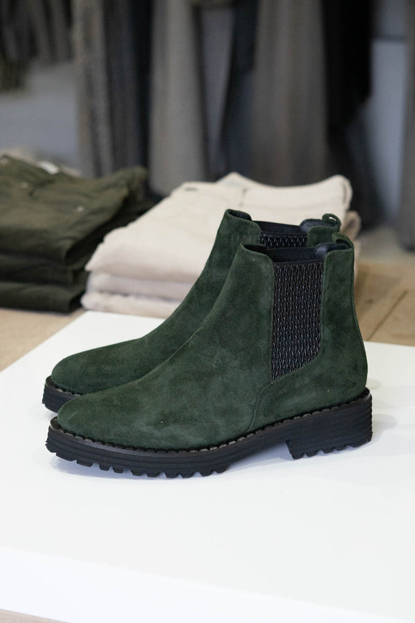Green Sneaker Boot