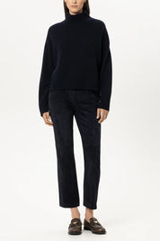 Luisa Cerano Crown Navy Turtleneck