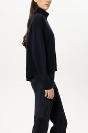 Luisa Cerano Crown Navy Turtleneck