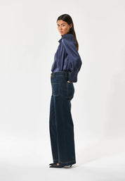 Navy Edge Blouse