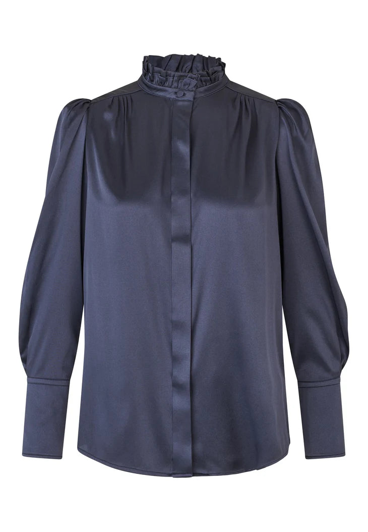 Navy Edge Blouse