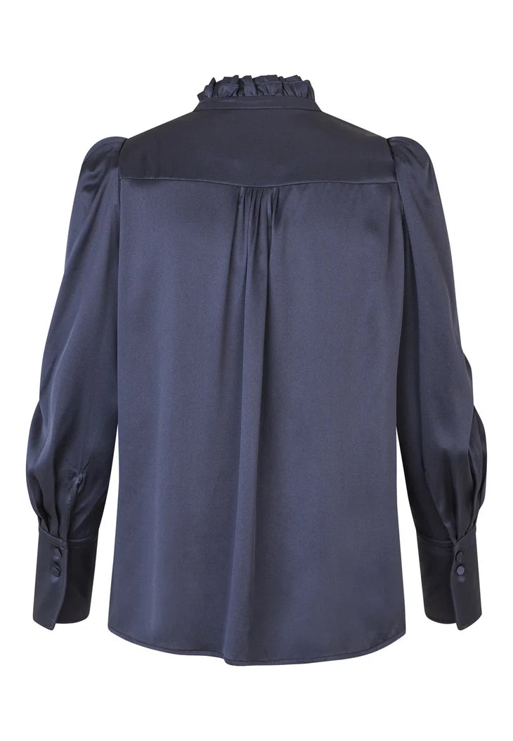 Navy Edge Blouse