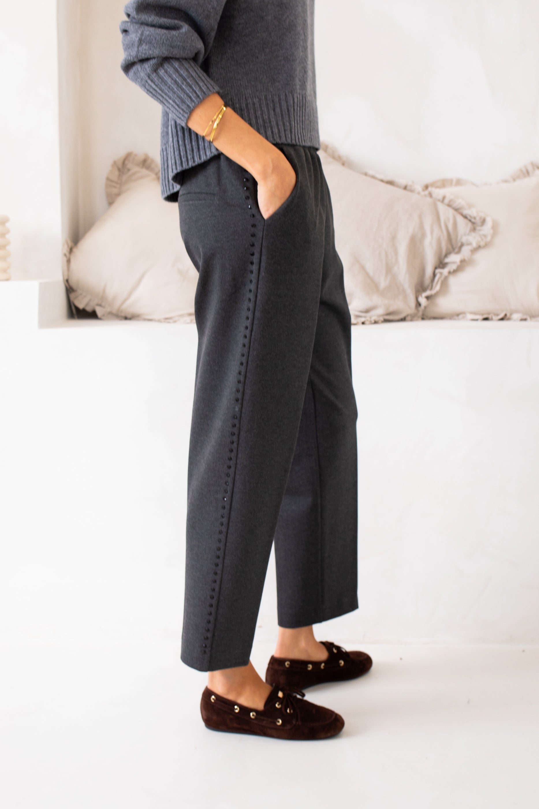 Aston Grey Trousers