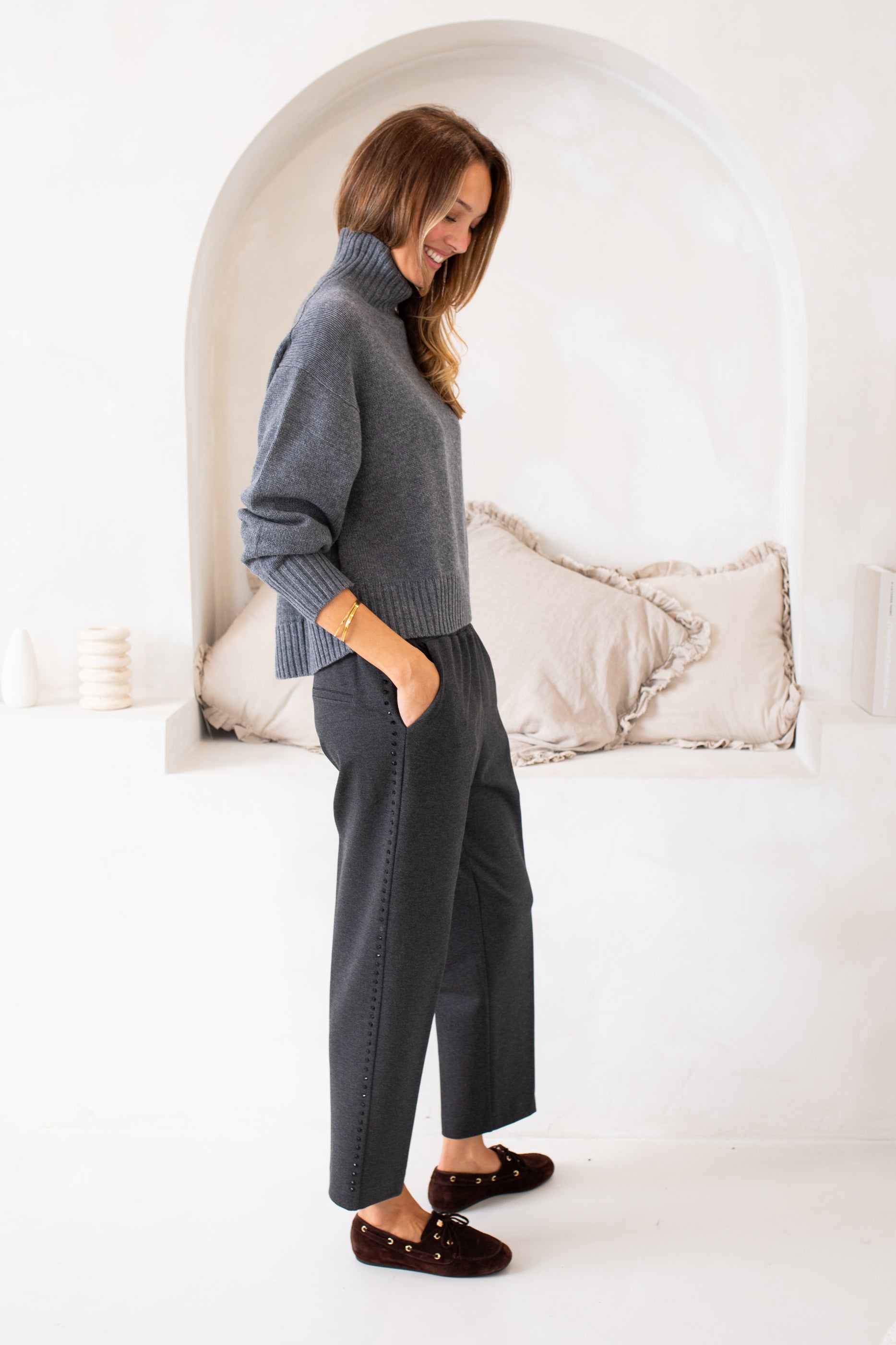 Aston Grey Trousers