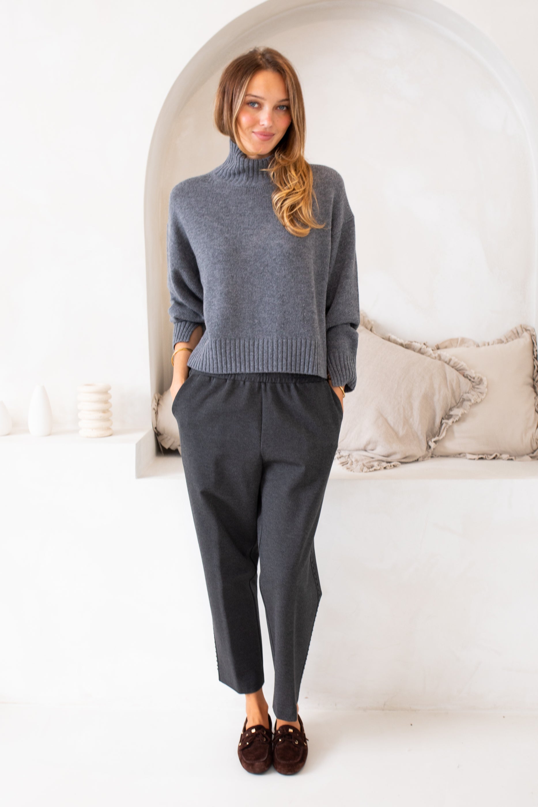 Aston Grey Trousers