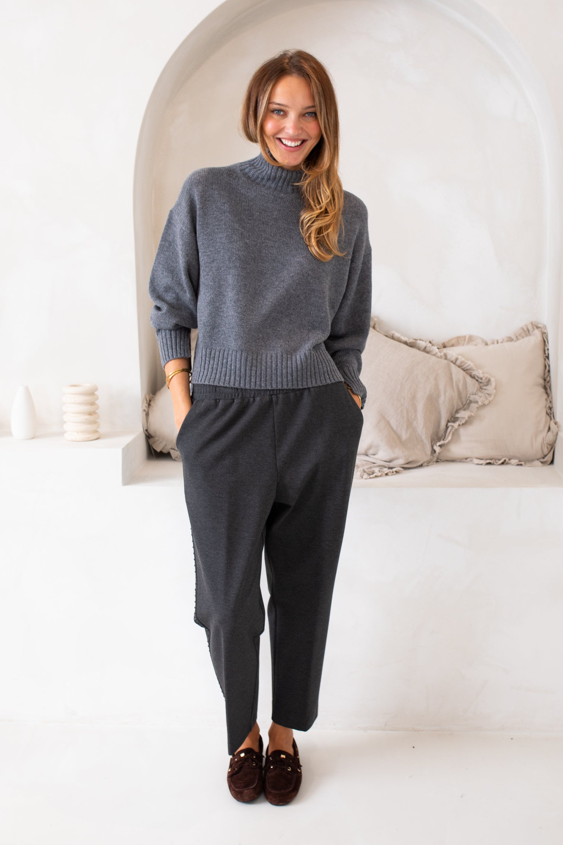 Aston Grey Trousers