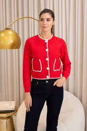 Dalaba Cardigan Red