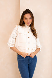 McKenna Cream Waistcoat