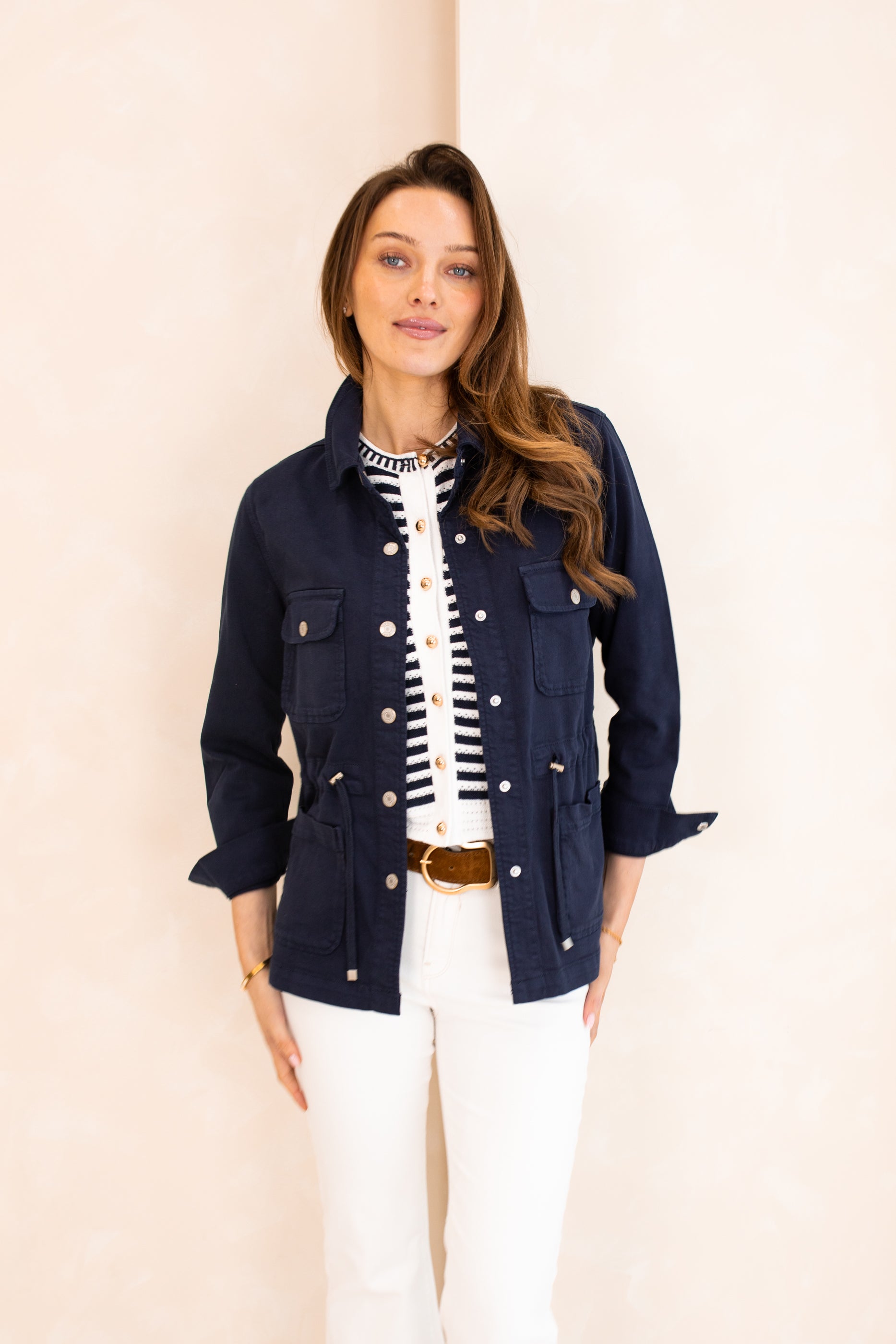 River Jacket Navy – Abi Fisher