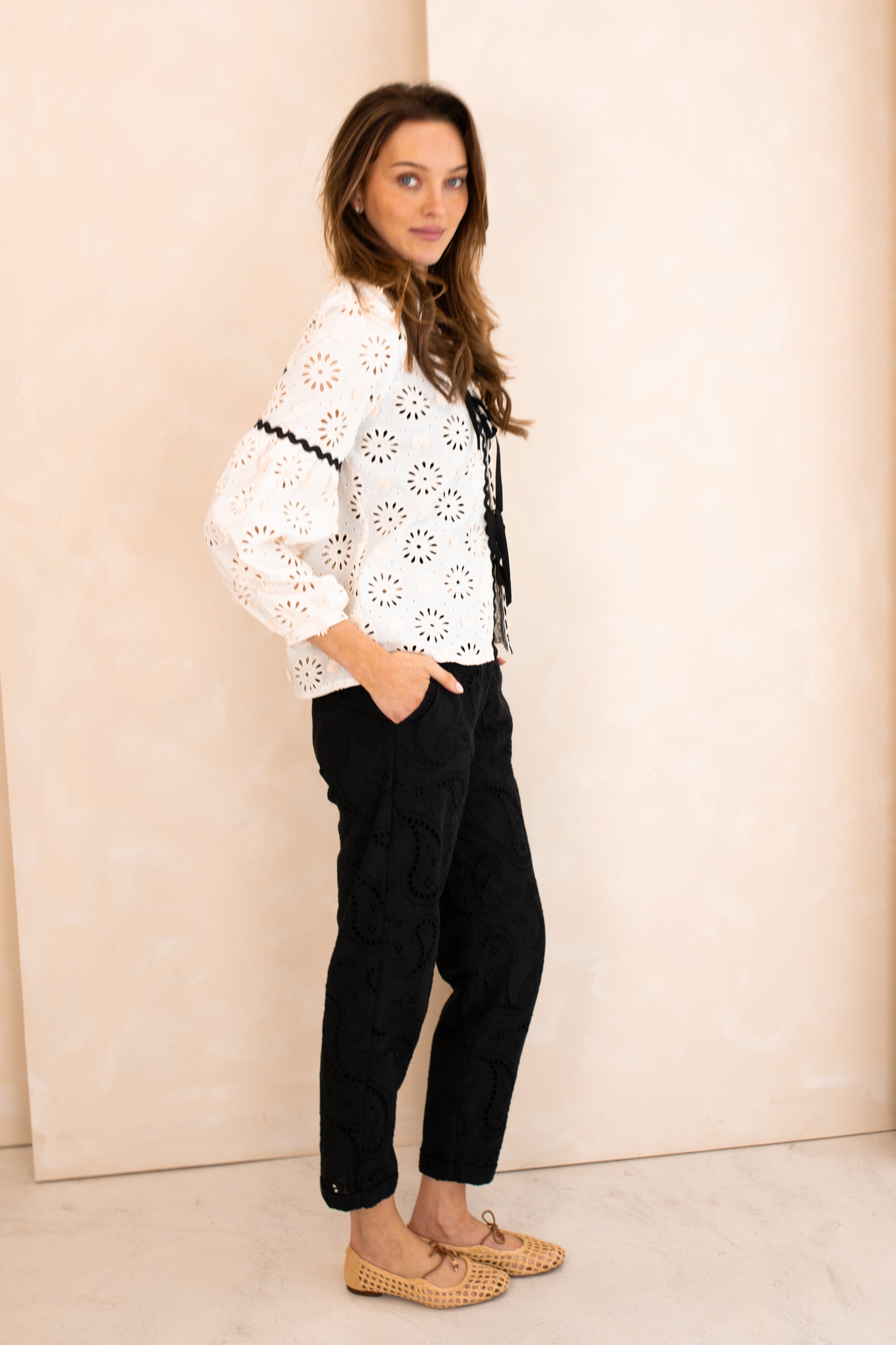 Lyric Tie Front Blouse