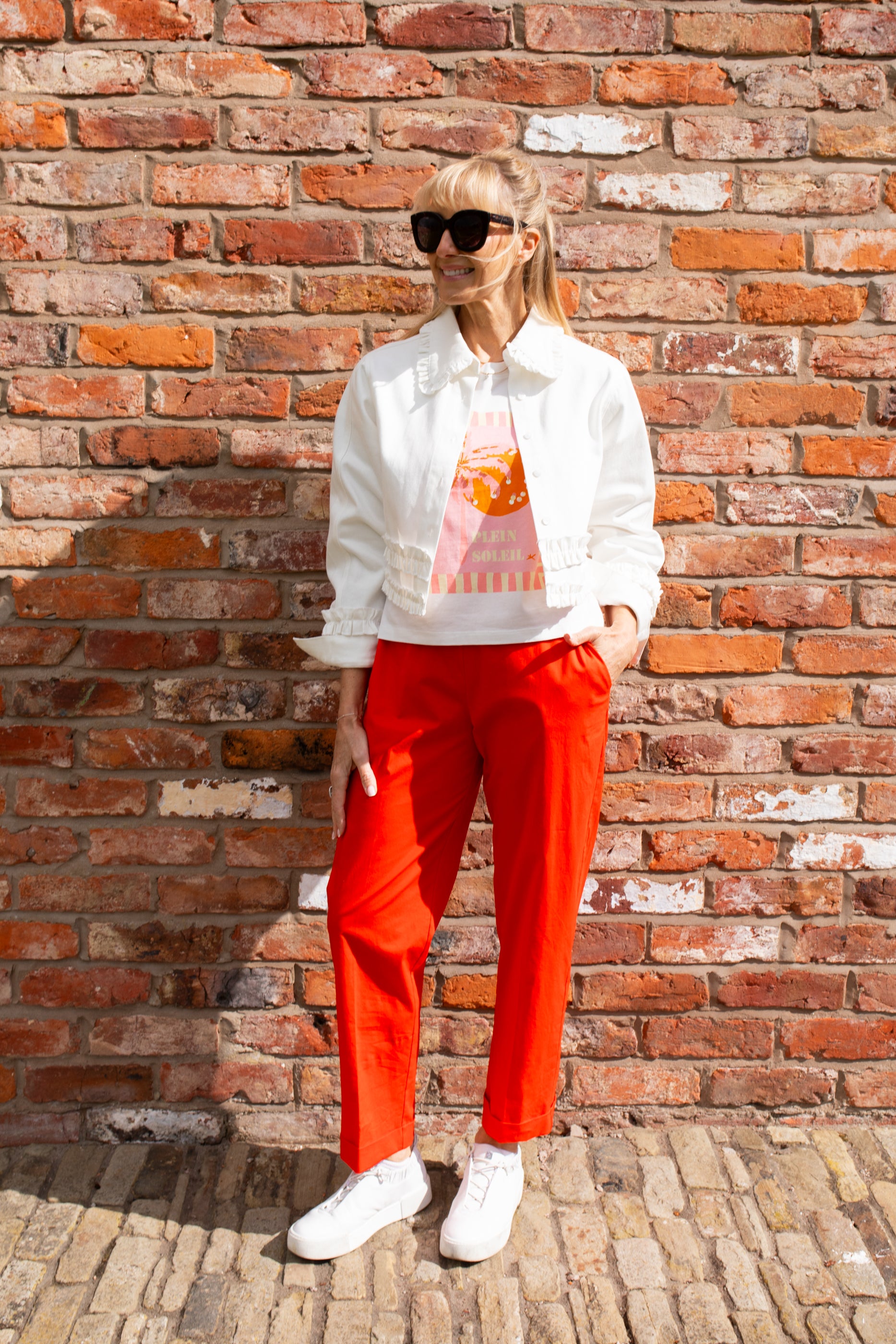 Wren Red Trousers