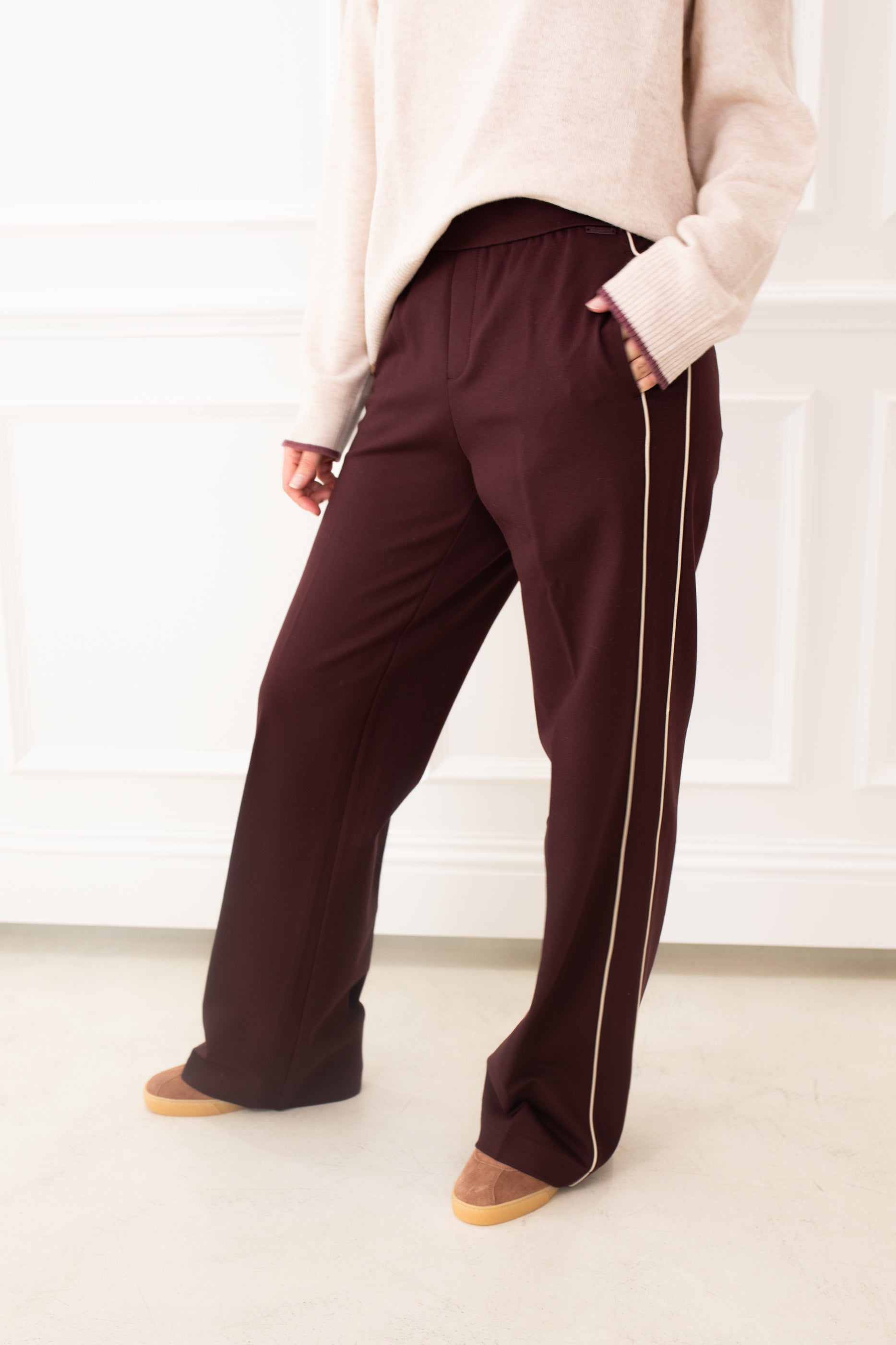 Burgundy Rayleigh Pants