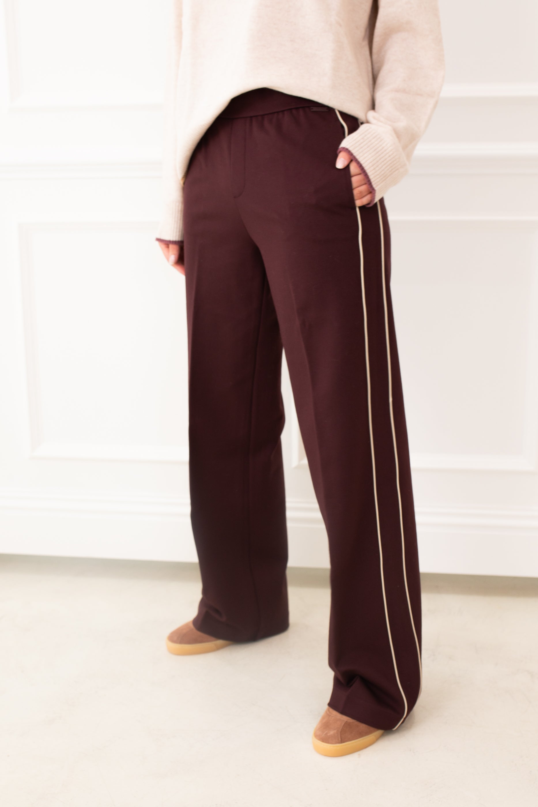 Burgundy Rayleigh Pants