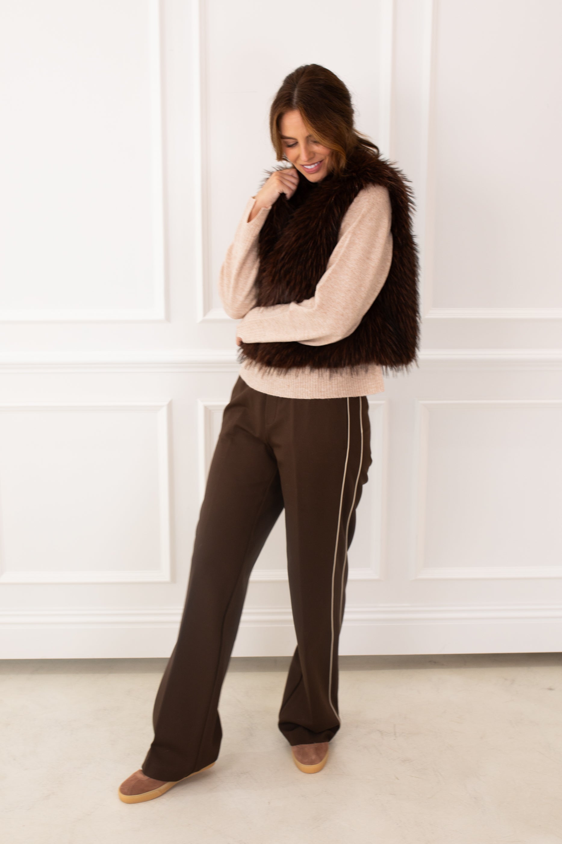 Brown Rayleigh Pants