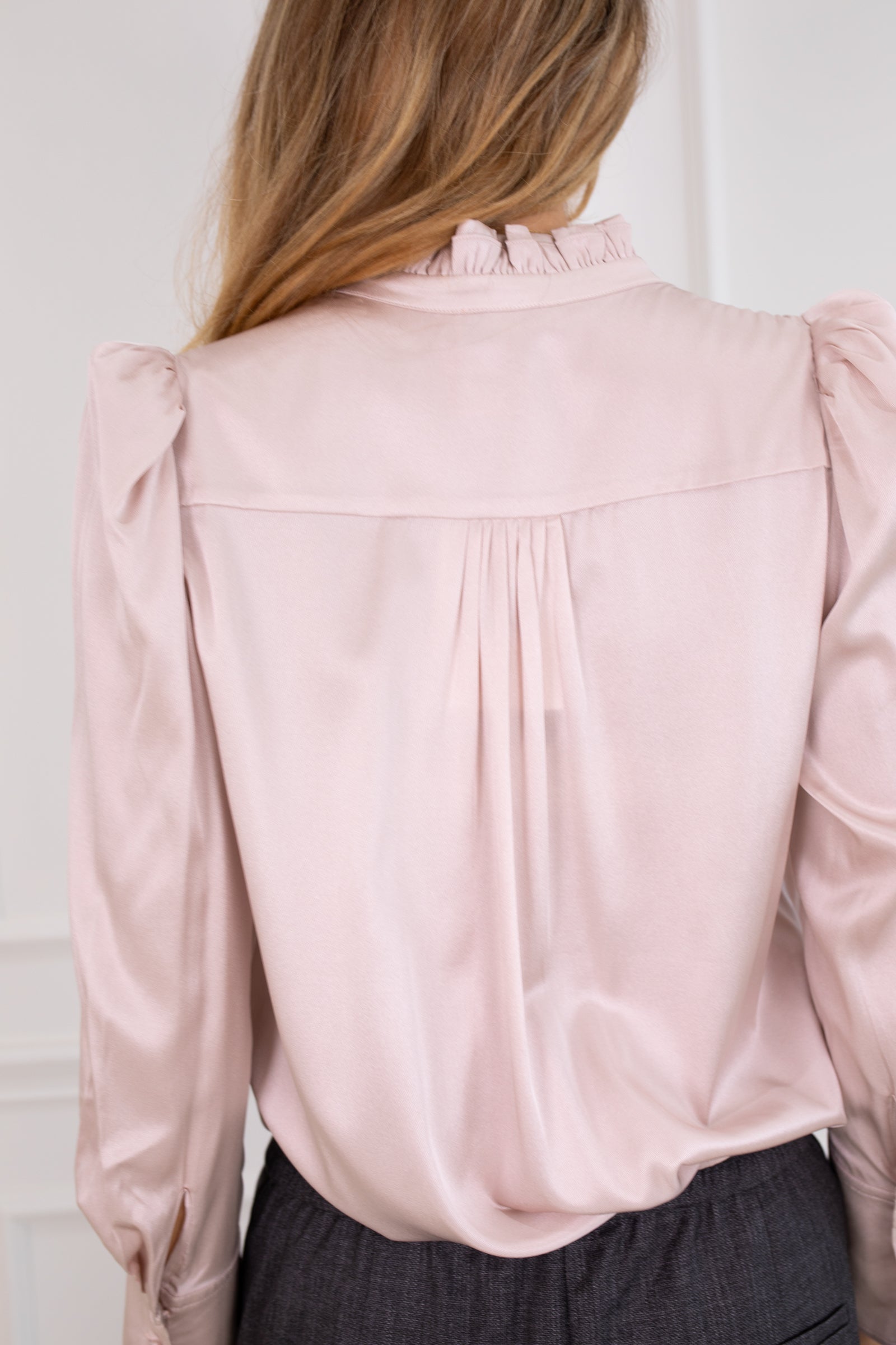 Edge Silk Blouse