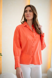 Nadia Coral Shirt