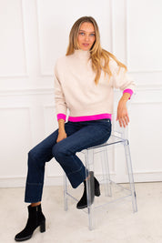 Mackie Sand Turtleneck