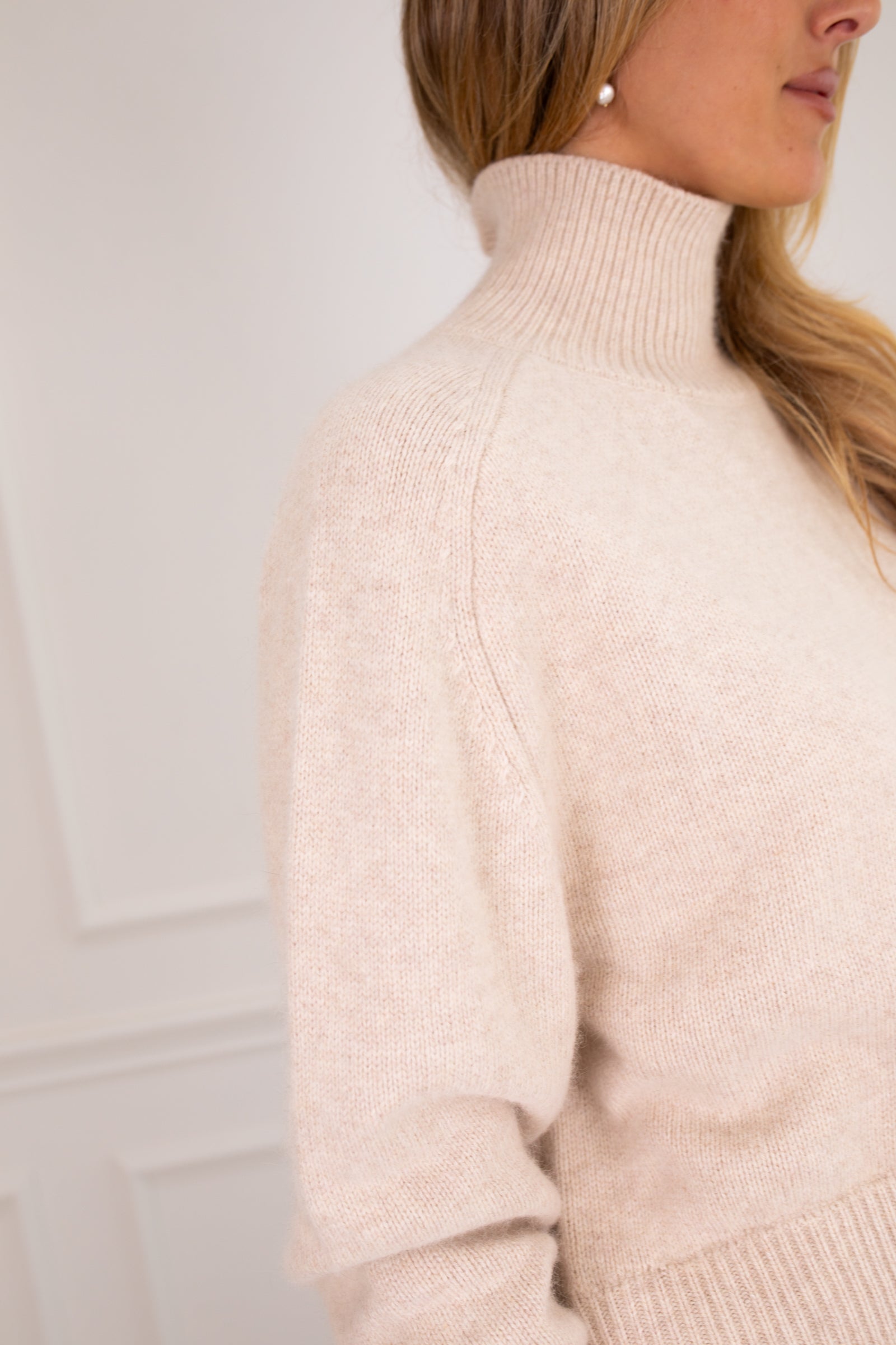 Mackie Sand Turtleneck