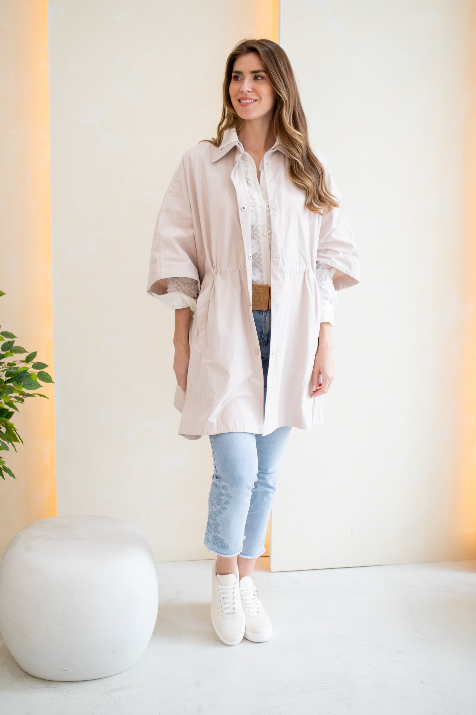 Jolina Cream Cape