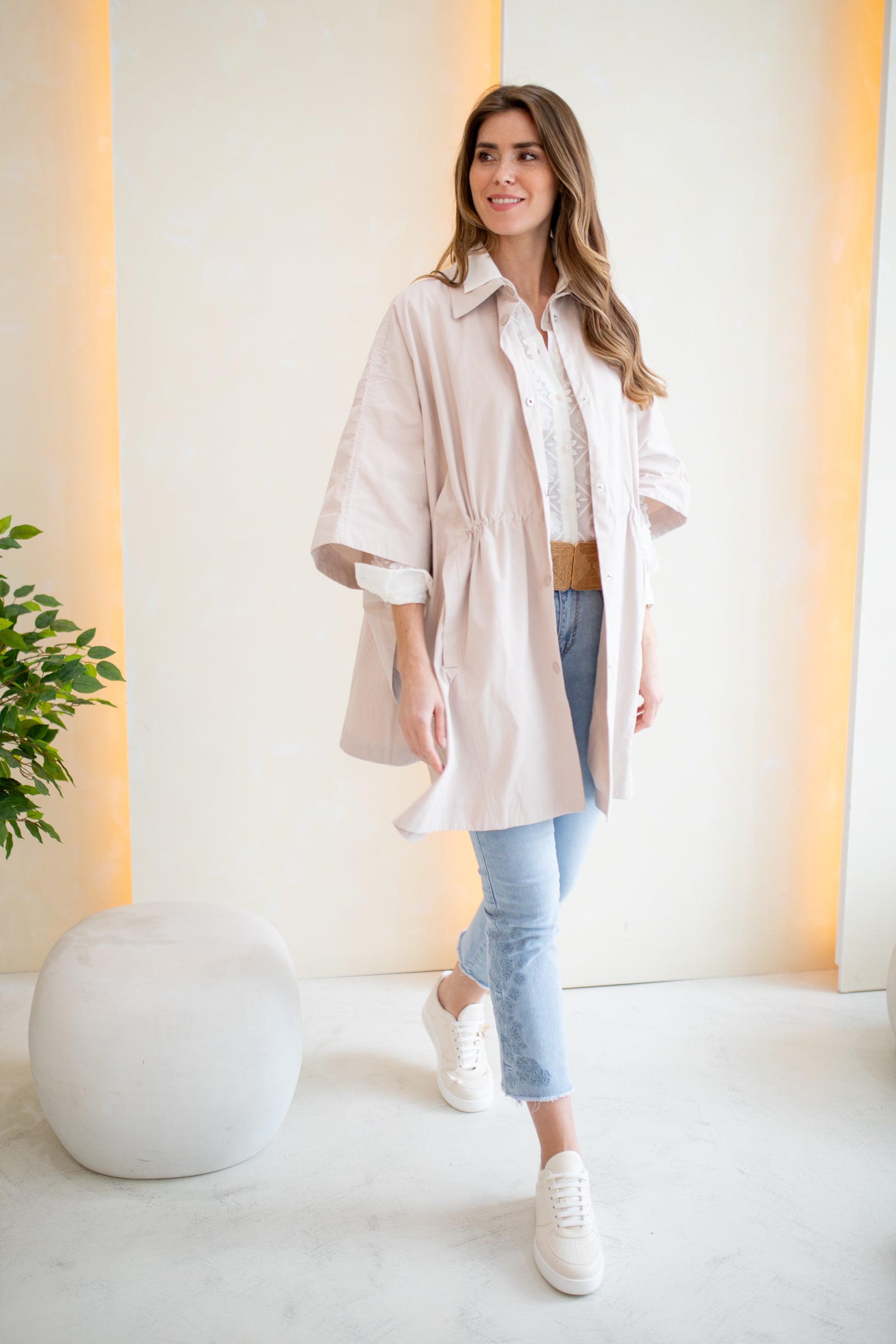 Jolina Cream Cape