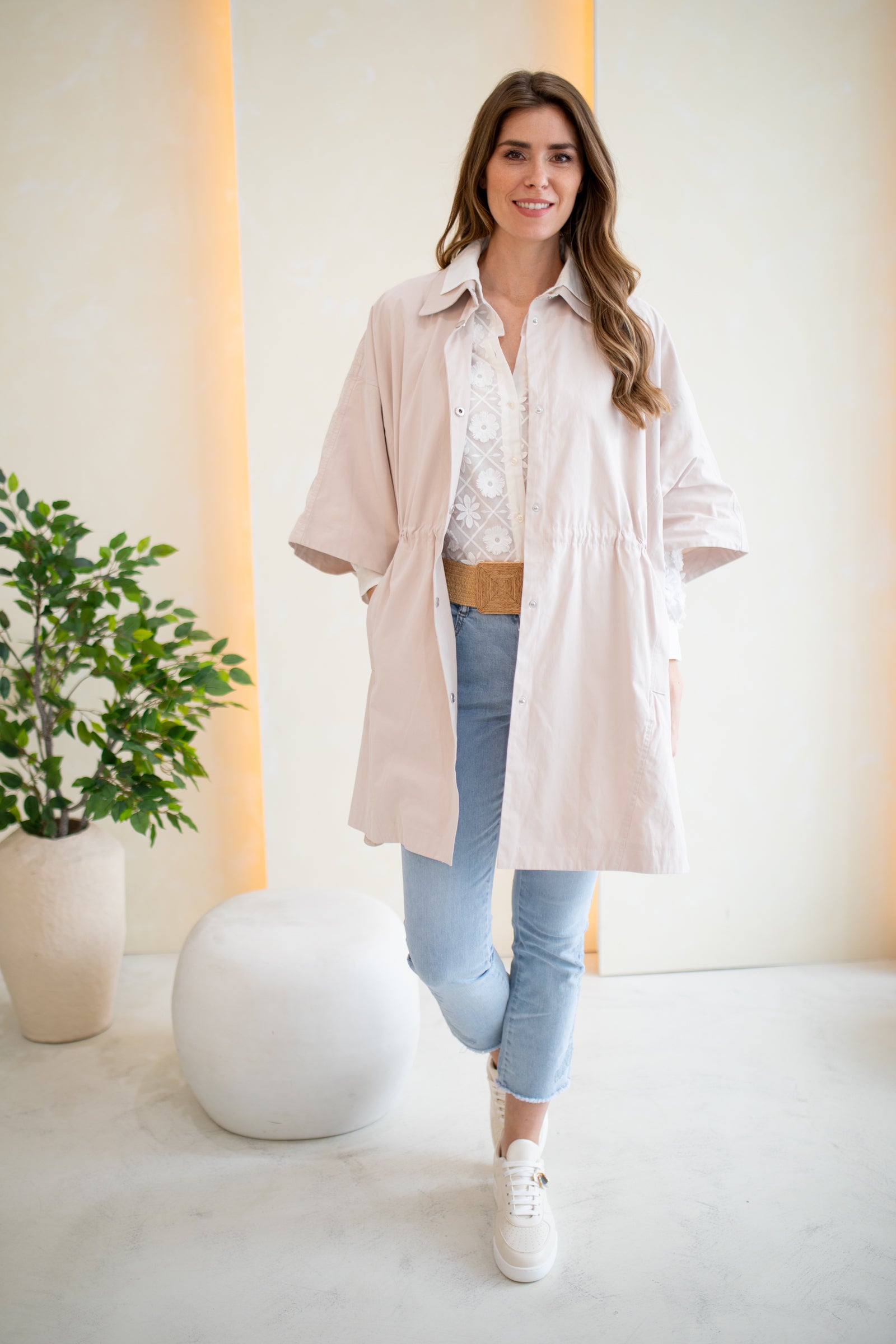 Jolina Cream Cape