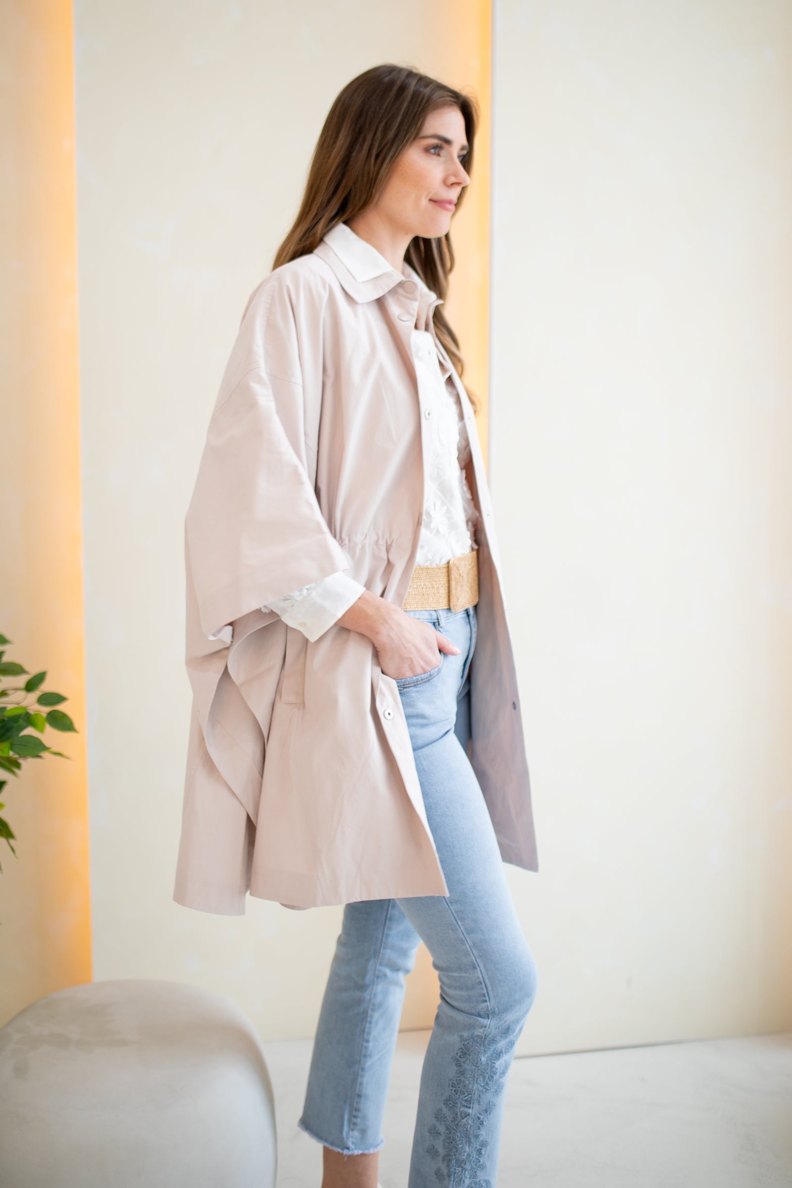 Jolina Cream Cape