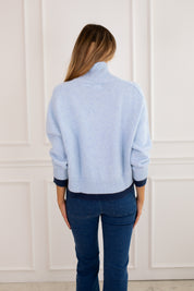 Mackie Blue Turtleneck