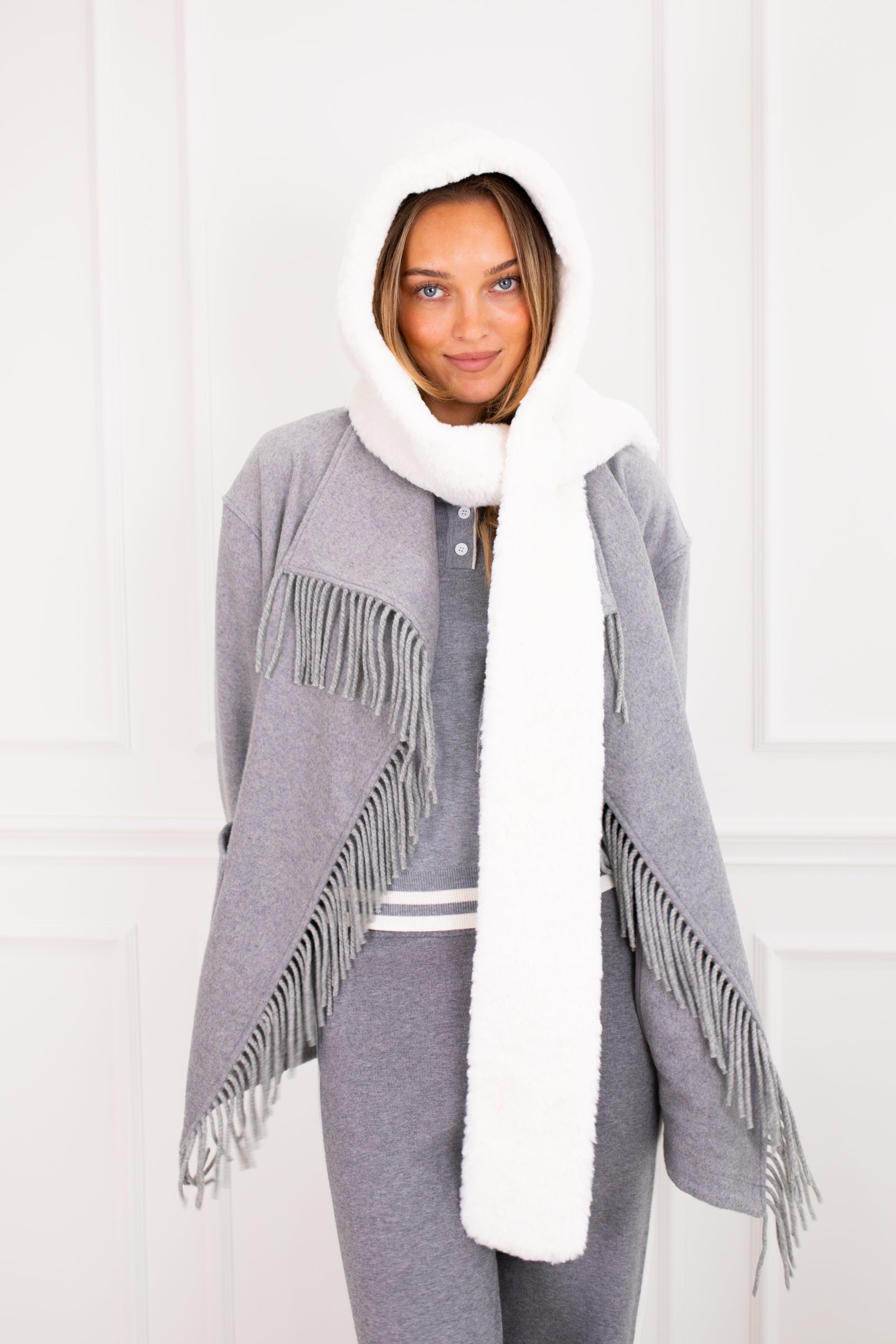 Fleck Hooded Scarf