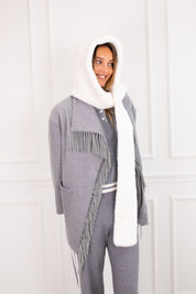 Fleck Hooded Scarf