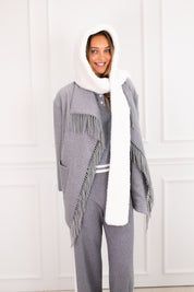 Fleck Hooded Scarf