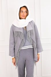 Fleck Hooded Scarf