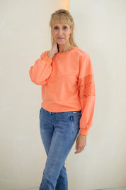 Erin Coral Sweatshirt