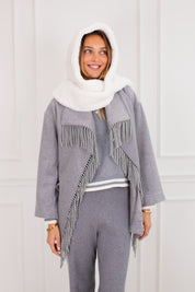 Fleck Hooded Scarf