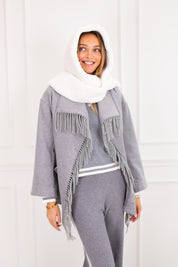 Fleck Hooded Scarf