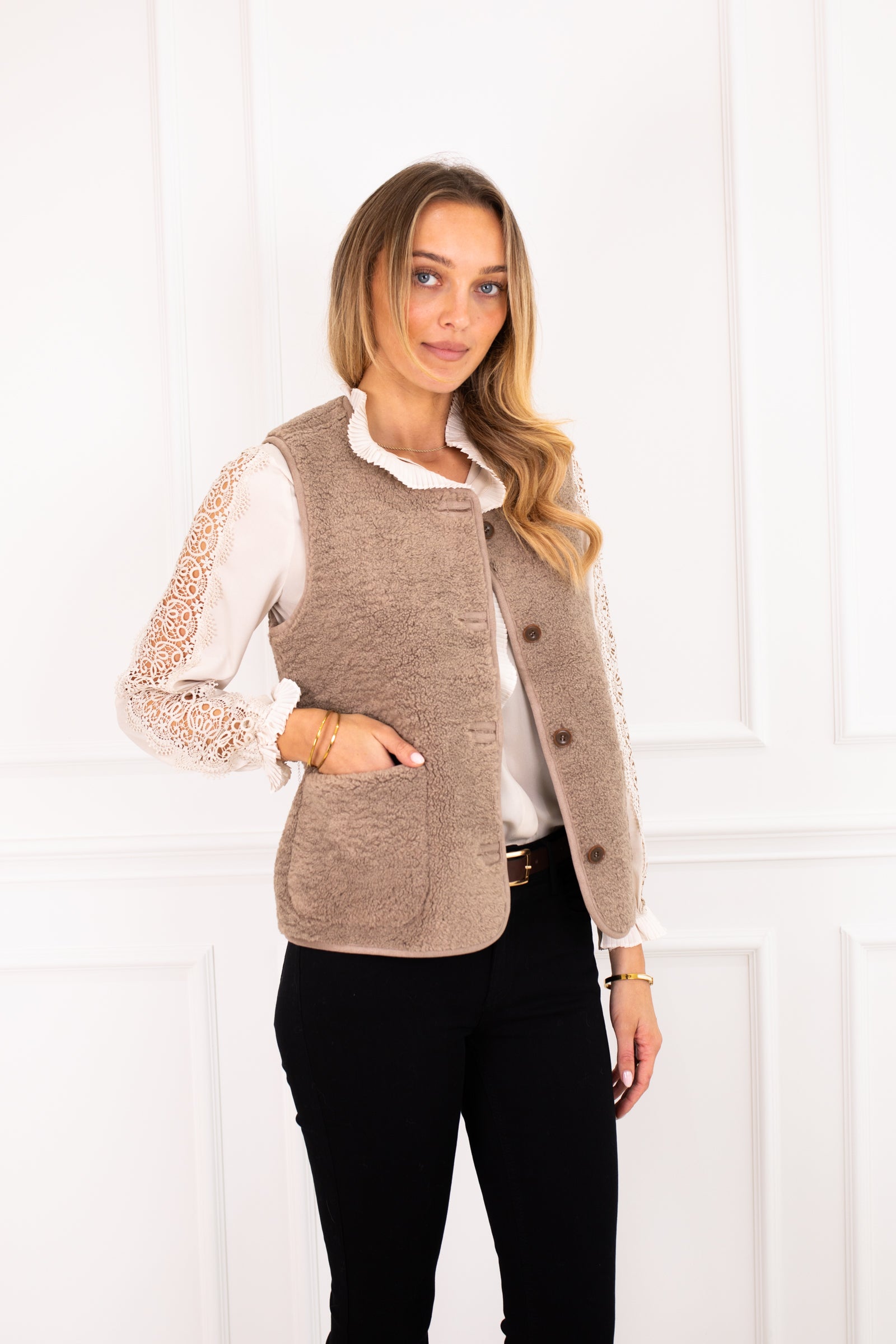 Friend Taupe Waistcoat