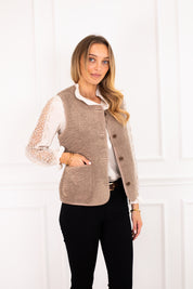 Friend Taupe Waistcoat