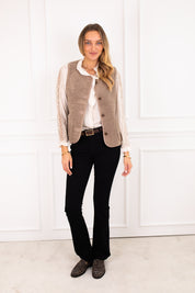 Friend Taupe Waistcoat