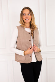 Friend Taupe Waistcoat