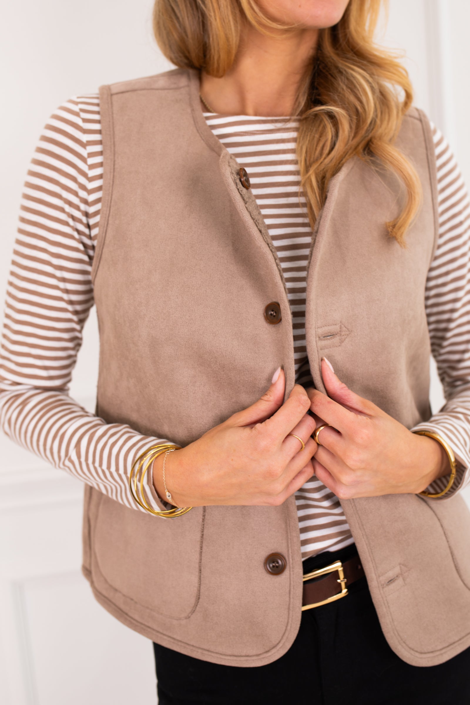 Friend Taupe Waistcoat