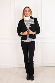 Rake Black Cardigan