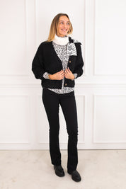 Rake Black Cardigan