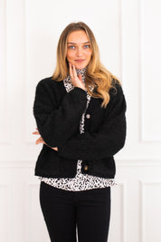 Rake Black Cardigan