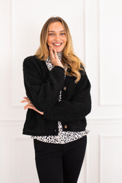 Rake Black Cardigan
