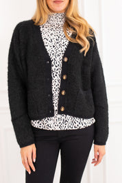 Rake Black Cardigan