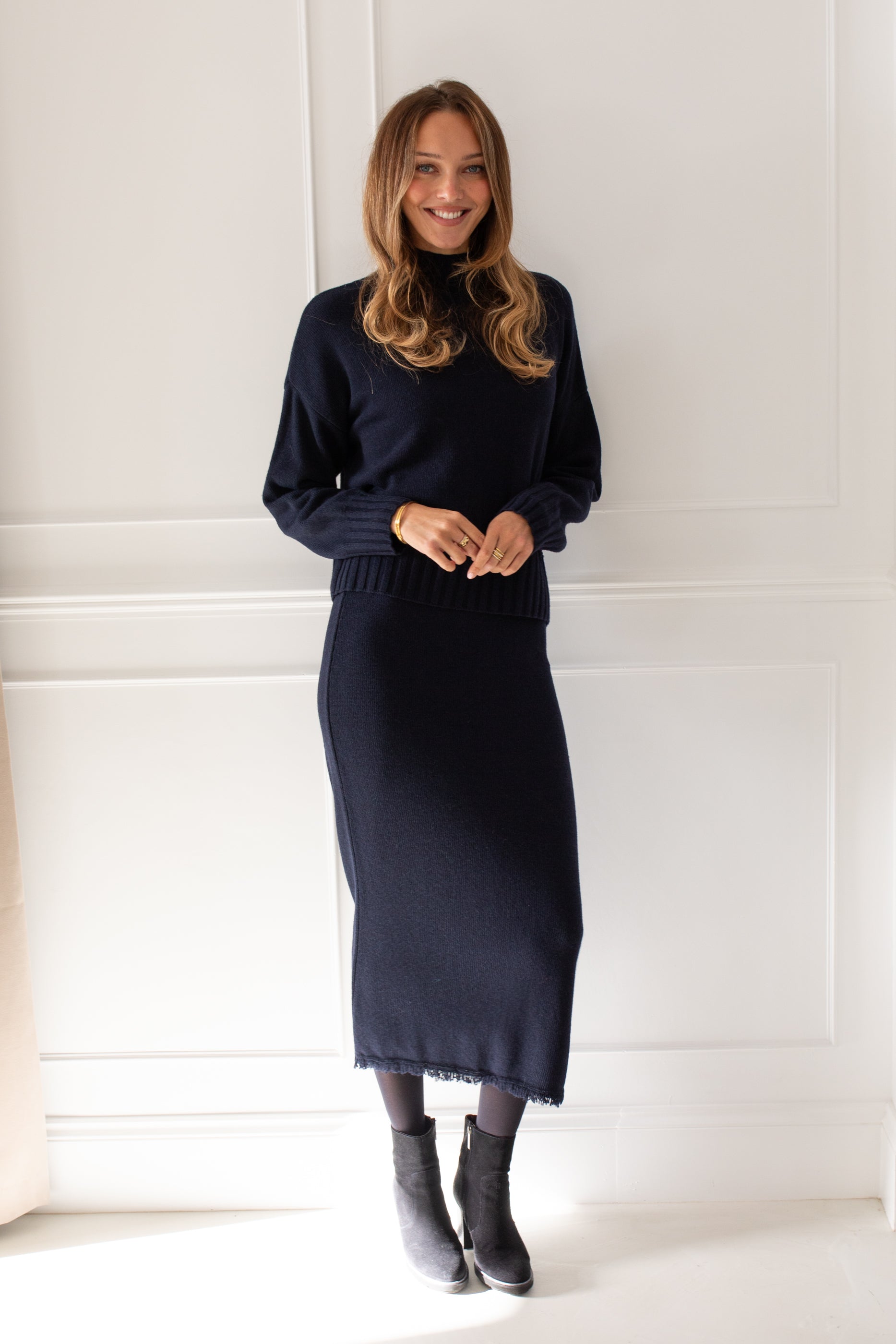 Malpas Navy Sweater