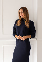 Malpas Navy Sweater