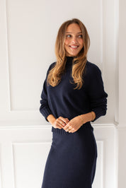 Malpas Navy Sweater