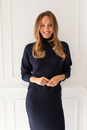 Malpas Navy Sweater